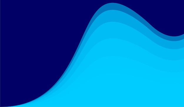 Gradiente de fondo de onda estilo minimalista