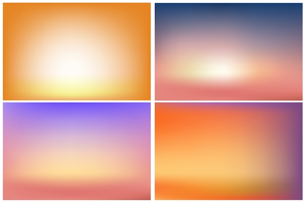 gradiente de fondo puesta del sol