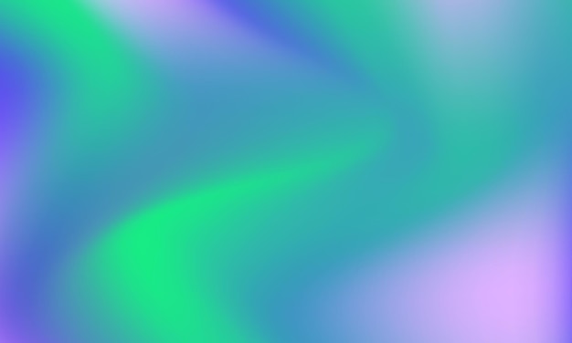 Gradiente fondos abstractos de las luces del norte aurora boreal cielo suave tierno púrpura verde rosa y azul gradientes para aplicaciones diseño web páginas web banners tarjetas de felicitación diseño vectorial