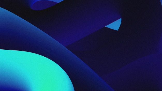 Gradiente de forma de curva abstracta azul verde digital fondo fondo vectorial de papel tapiz de escritorio