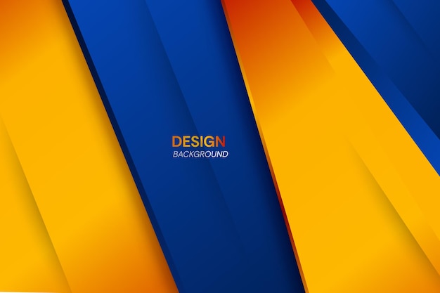gradiente de forma poligonal fondo de red amarillo y azul