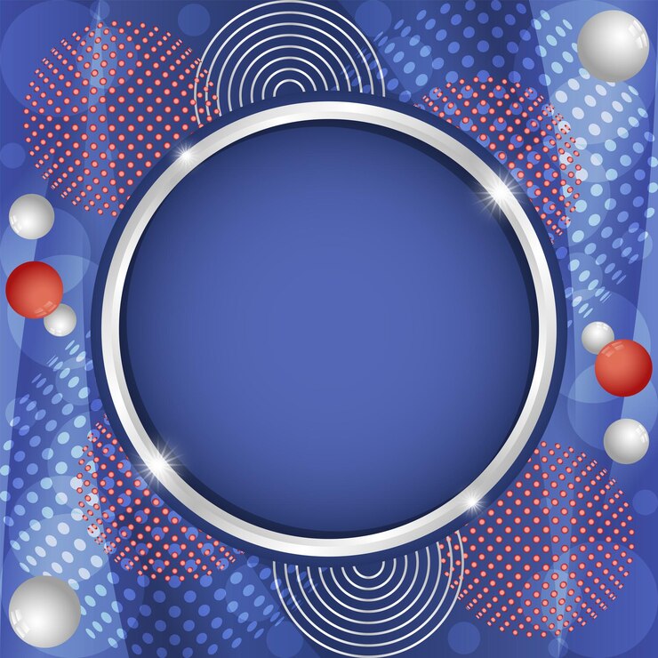 Vector gradiente geométrico abstracto rojo azul fondo blanco