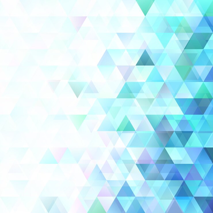 Vector gradiente geométrico fondo triángulo regular