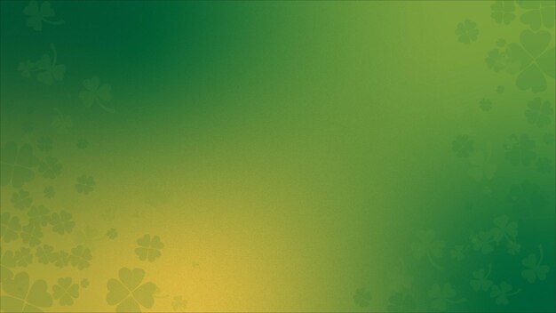 Gradiente granulado en verde St Patrick's Day color de fondo con efecto granulado