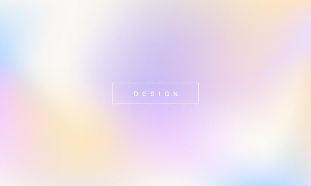 Gradiente holográfico pastel moderno arco iris fondo amarillo rosa verde púrpura naranja azul colores para conceptos de diseño fondos de pantalla presentaciones web e impresiones diseño vectorial