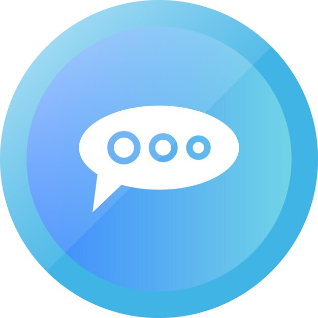 Gradiente Icono de contacto con nosotros