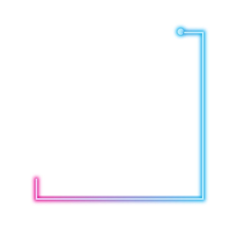 Vector gradiente de línea de neón