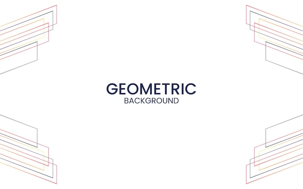 Gradiente de línea vectorial estilo abstracto geométrico moderno