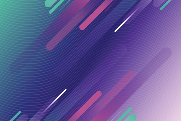 Gradiente líneas dinámicas fondo abstracto fondo de onda brillante y papel pintado