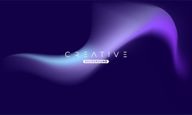 Gradiente líquido abstracto Fondo Mezcla de colores fluidos Mezcla de colores vivos púrpura Plantilla de diseño moderno para su anuncio Banner Póster Portada Página web Folleto y volante Vector Eps 10