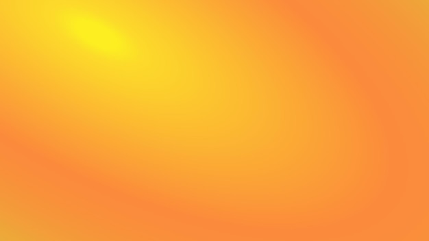 Gradiente liso amarillo naranja con fondo abstracto de foco para la presentación
