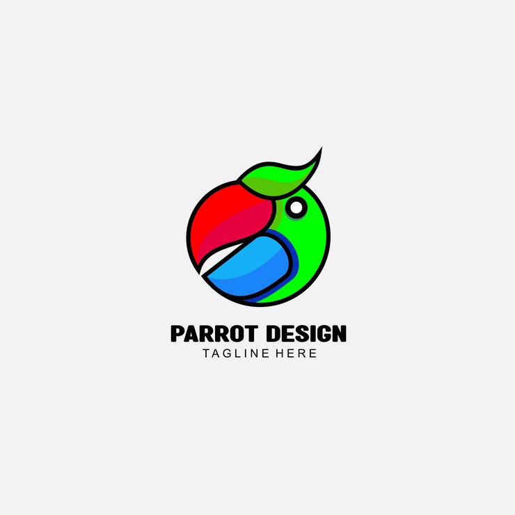 Vector gradiente de logotipo de caballo divertido colorido