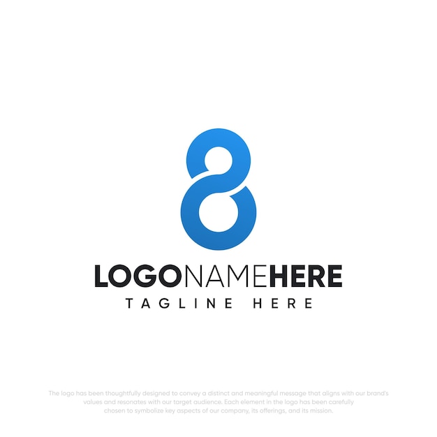 Gradiente de logotipo colorido infinito