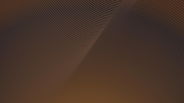 Gradiente marrón con rayas línea curva fondo abstracto para el fondo