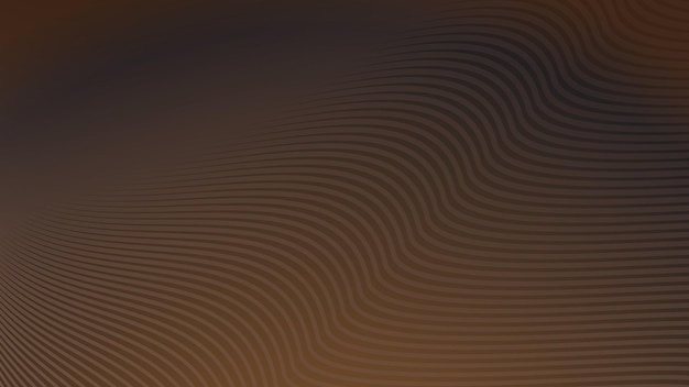 Gradiente marrón con rayas línea curva fondo abstracto para el fondo