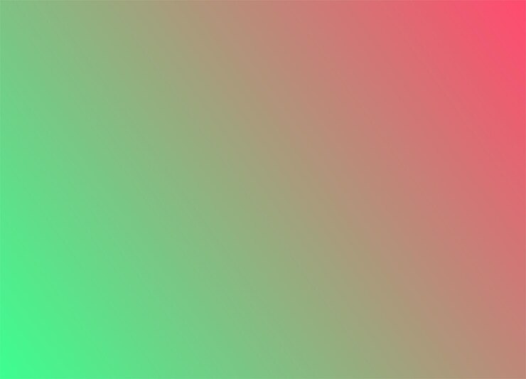 Vector gradiente de menta verde y frambuesa