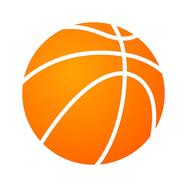 Gradiente naranja de baloncesto