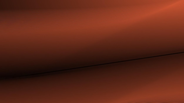 Gradiente naranja oscuro con línea curva fondo abstracto para el fondo