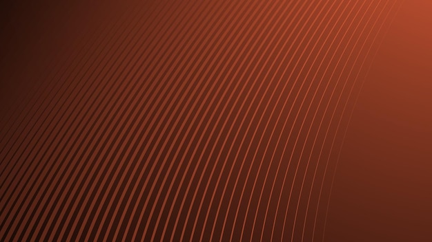 Gradiente naranja oscuro con línea curva fondo abstracto para el fondo
