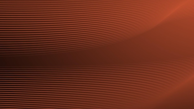 Gradiente naranja oscuro con línea curva fondo abstracto para el fondo