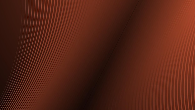 Gradiente naranja oscuro con línea curva fondo abstracto para el fondo