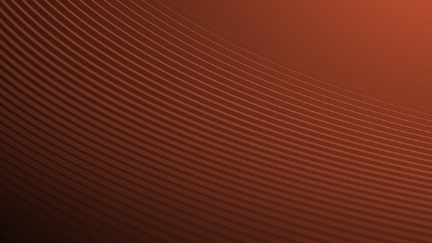 Gradiente naranja oscuro con línea curva fondo abstracto para el fondo