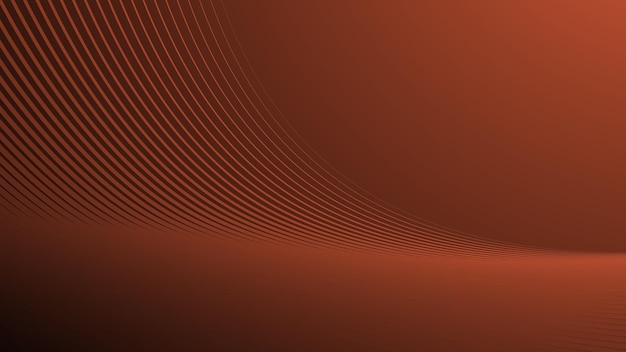 Gradiente naranja oscuro con línea curva fondo abstracto para el fondo
