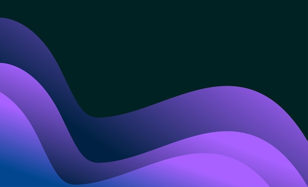 Gradiente de onda púrpura fondo de diseño abstracto