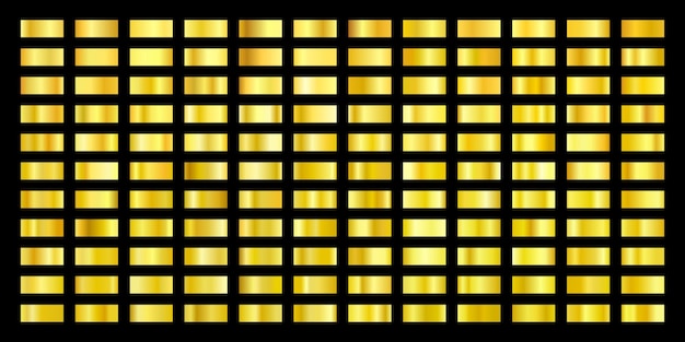 Gradiente de oro del vector de oro del metal