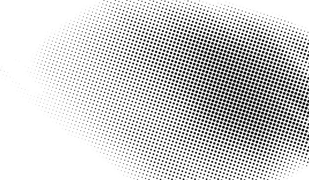 Gradiente de puntos de medio tono de fondo Textura de plantilla de arte pop Ilustración vectorial