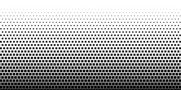 Gradiente de puntos negros de semitono sobre un fondo blanco Textura de arte pop Fondo cómico Ilustración vectorial