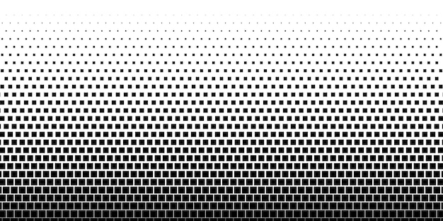 Gradiente de puntos negros de semitono sobre un fondo blanco textura de arte pop fondo cómico ilustración vectorial