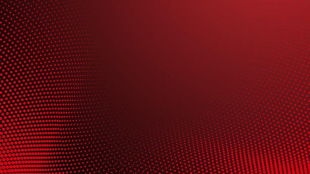 Gradiente rojo con fondo abstracto de medio tono para el fondo o la presentación