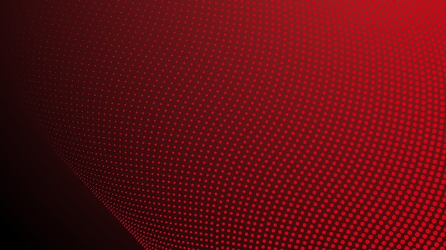 Gradiente rojo con fondo abstracto de medio tono para el fondo o la presentación