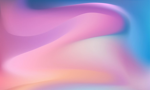 Gradiente rosado claro fondo iridescente de color arco iris