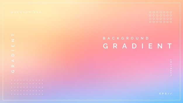 Gradiente sutil y suave Gradiente vectorial de fondo del atardecer