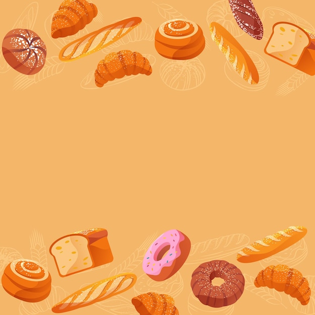 Gradiente variedad panadería trata de fondo