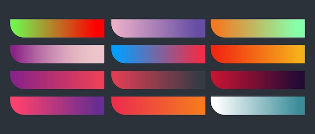 gradiente de varios colores