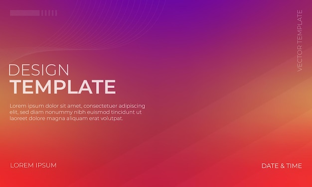 Gradiente de vector de tacto dorado Textura granulada Fondo en rojo y púrpura