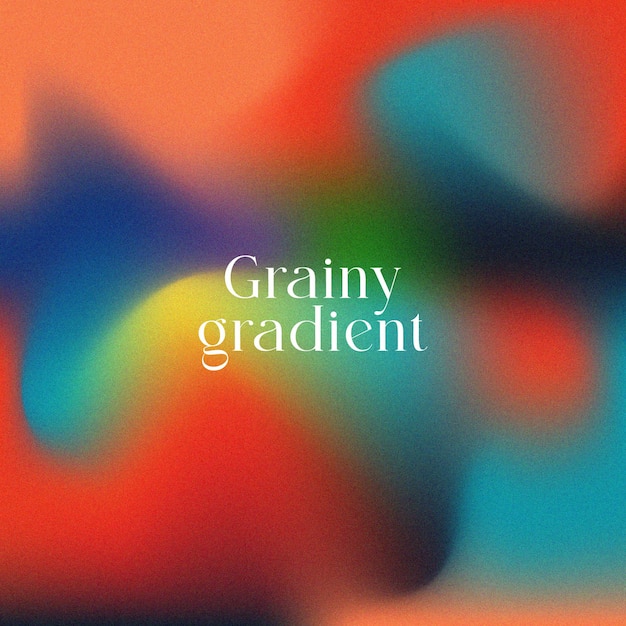 Gradiente vectorial libre Gradiente de colores Fondo granulado