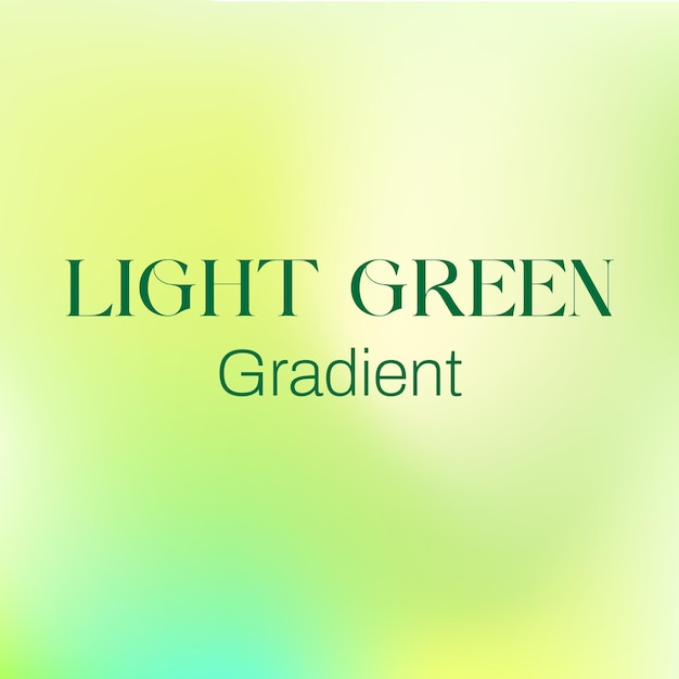 Gradiente verde claro