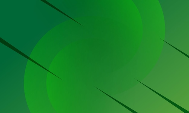Gradiente verde fondo abstracto Composición de formas circulares Espacio adecuado para el fondo