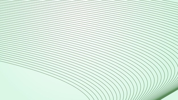 Gradiente verde con fondo de línea curva para el fondo o la presentación