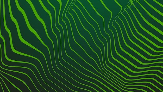 Gradiente verde oscuro con rayas línea fondo abstracto para telón de fondo o presentación