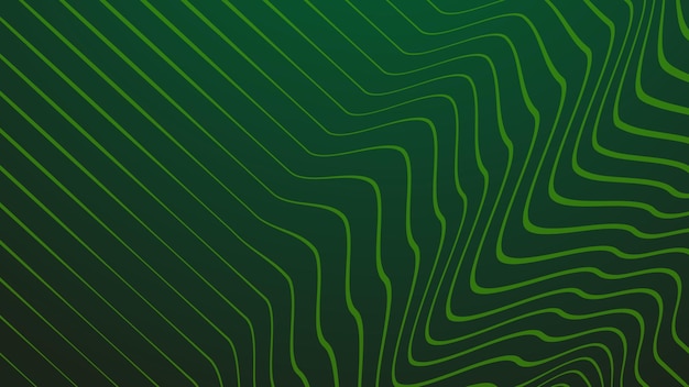 Gradiente verde oscuro con rayas línea fondo abstracto para telón de fondo o presentación