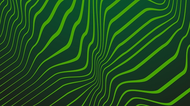 Gradiente verde oscuro con rayas línea fondo abstracto para telón de fondo o presentación