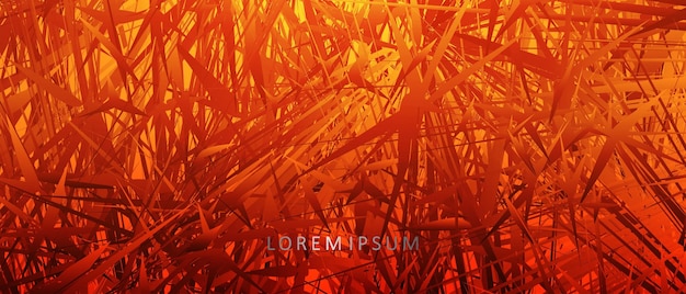 Gradiente volumétrico de textura de diseño brillante de formas afiladas abstractas