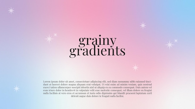 gradientes granulados