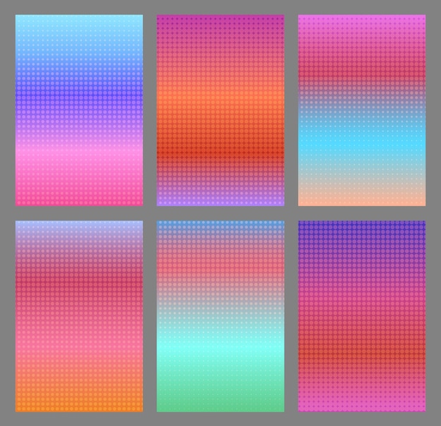 Vector gradientes rosados punteados abstractos para el diseño de la interfaz de usuario