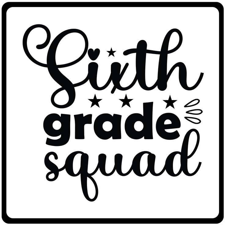 Vector grado negro svg de vuelta a la escuela diseño de camiseta